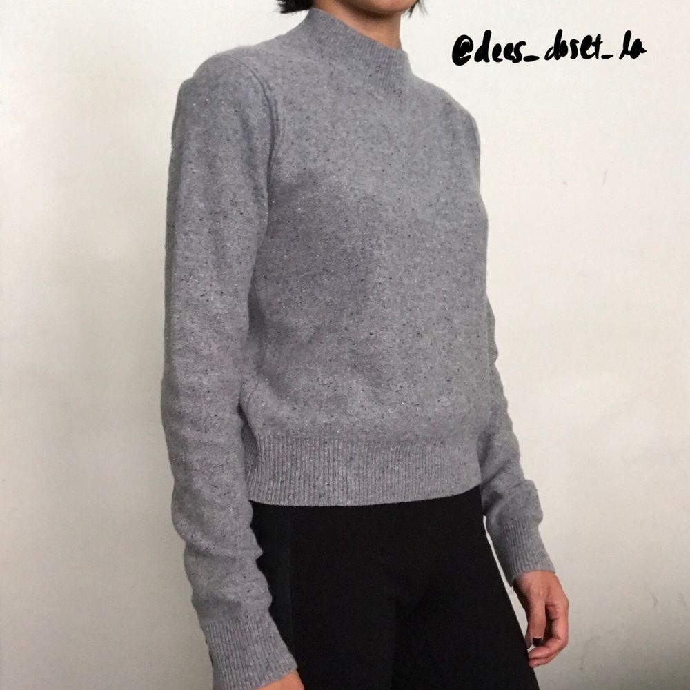 Aritzia Wilfred Free Speckled Mock Neck Sweater